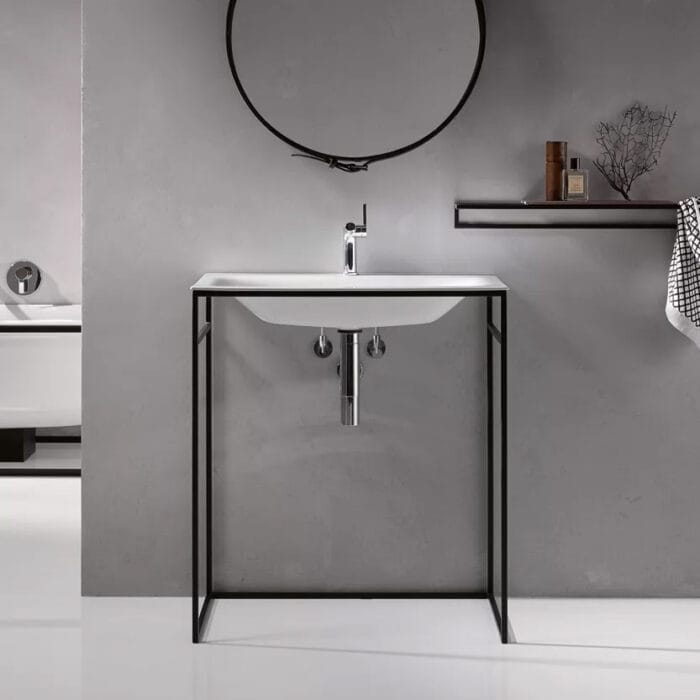 Lux Shape handfat med benställning.